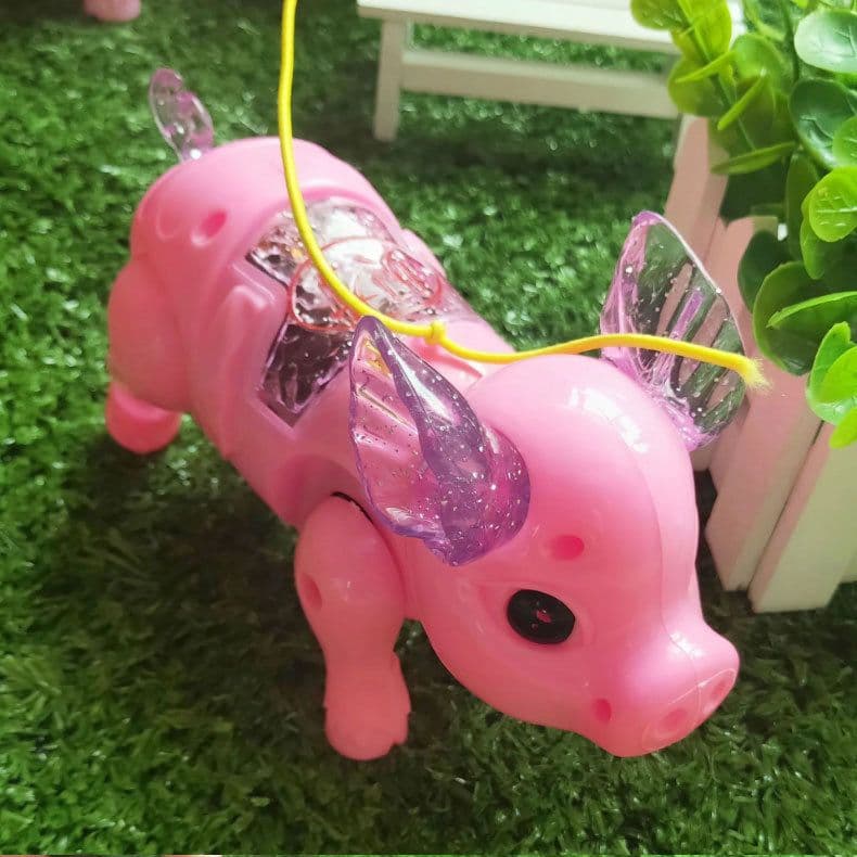 image-Glowing toy pig