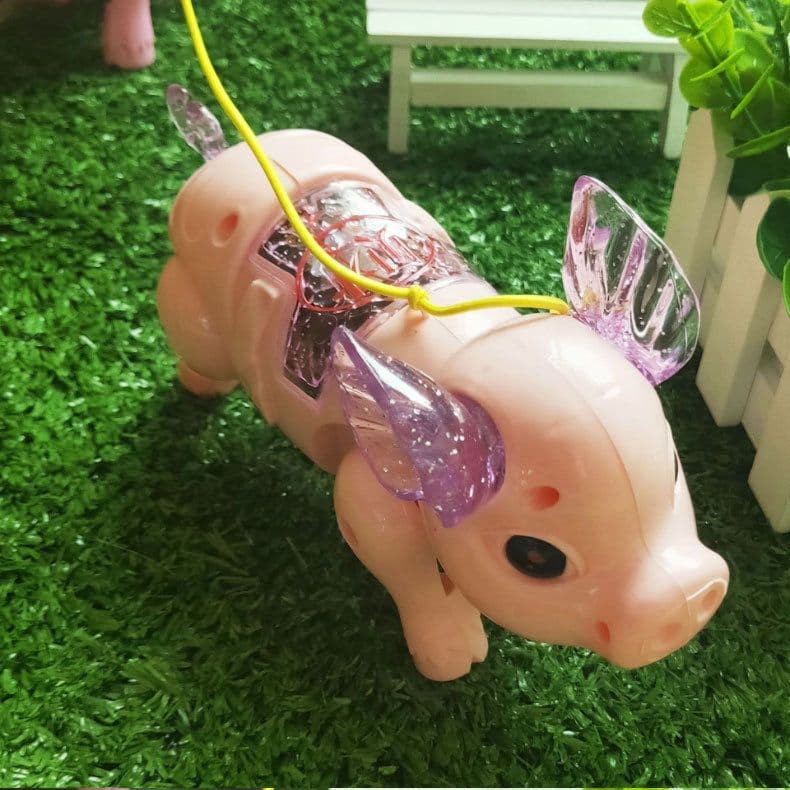 image-Glowing toy pig