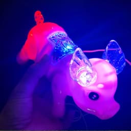 image-Glowing toy pig