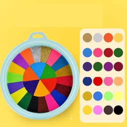 image-New Hot Selling Kindergarten Finger Print Mud Non-toxic Washable Pigment