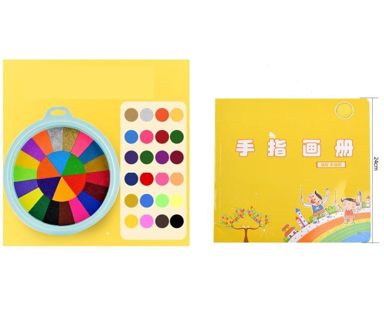 image-New Hot Selling Kindergarten Finger Print Mud Non-toxic Washable Pigment