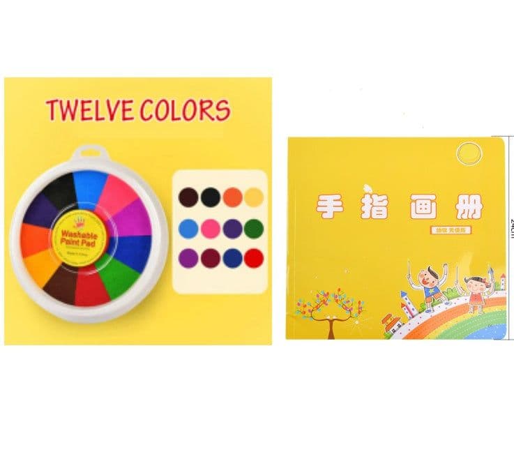 image-New Hot Selling Kindergarten Finger Print Mud Non-toxic Washable Pigment