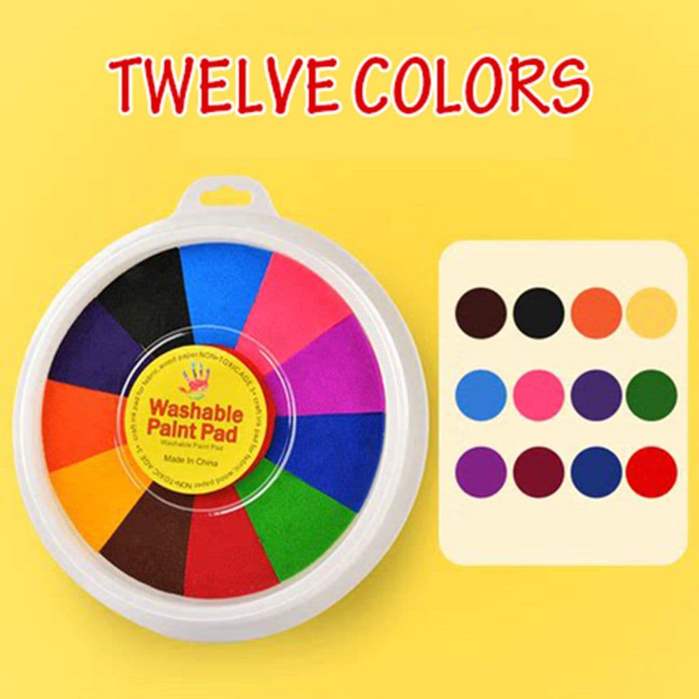 image-New Hot Selling Kindergarten Finger Print Mud Non-toxic Washable Pigment