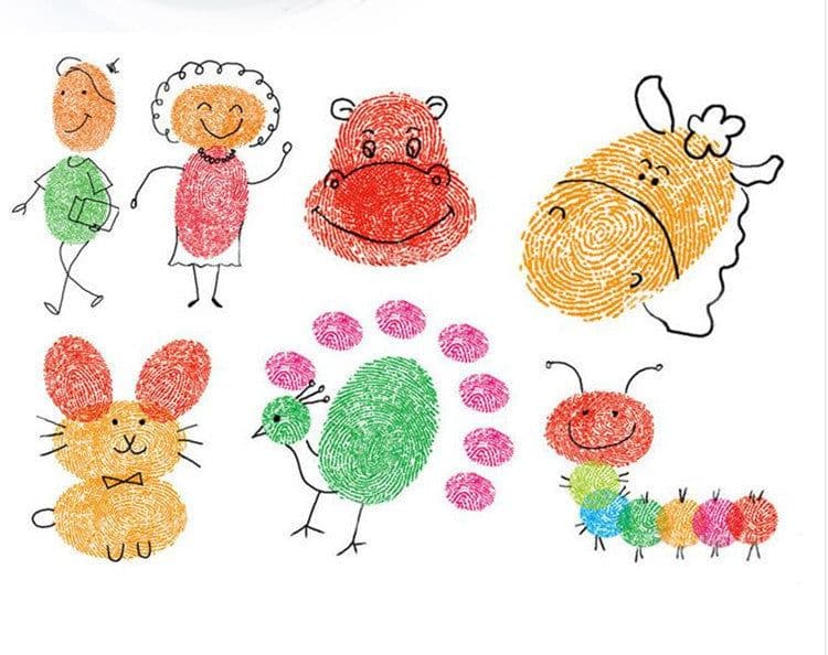 image-New Hot Selling Kindergarten Finger Print Mud Non-toxic Washable Pigment