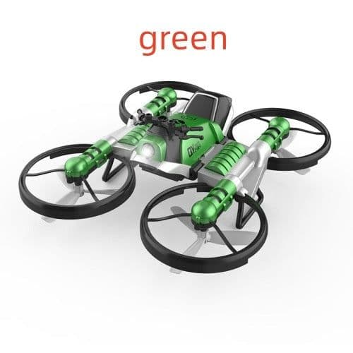 image-WiFi FPV RC Drone Motorcycle 2 in 1 Foldable Helicopter Camera 0.3MP Altitude Hold RC Quadcopter Motorcycle Drone 2 in 1 Dron