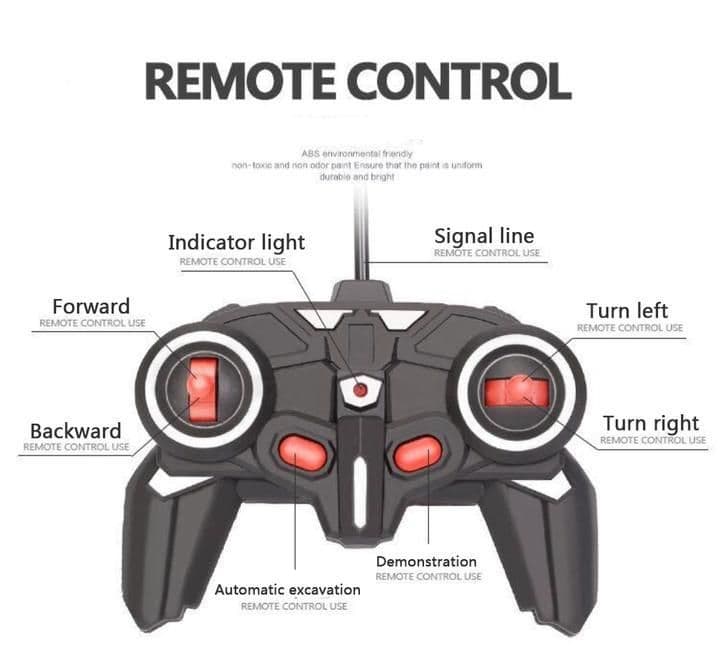 image-Remote control excavator