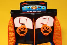 image-Double finger shooting basketball court