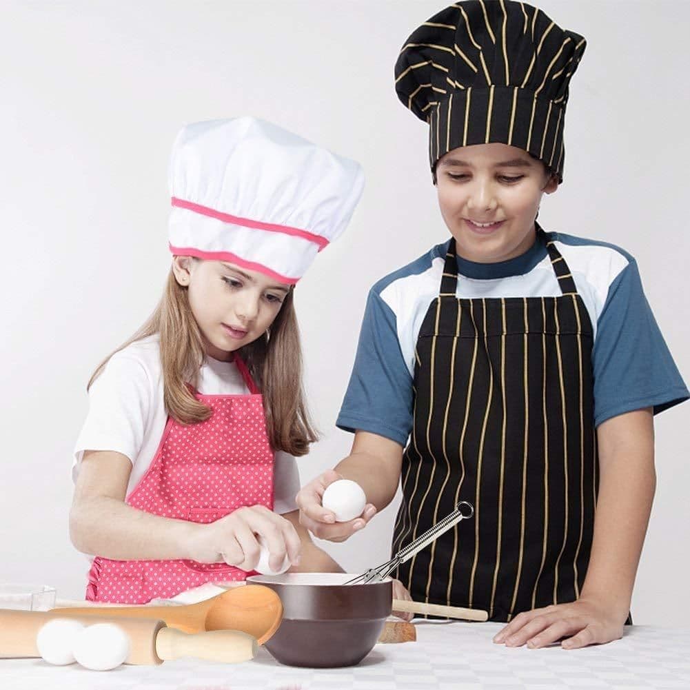 image-Children's apron cake cooking tools