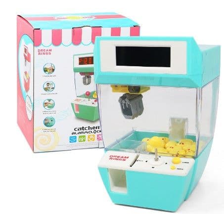 image-Multifunctional mini grab alarm clock coin purse