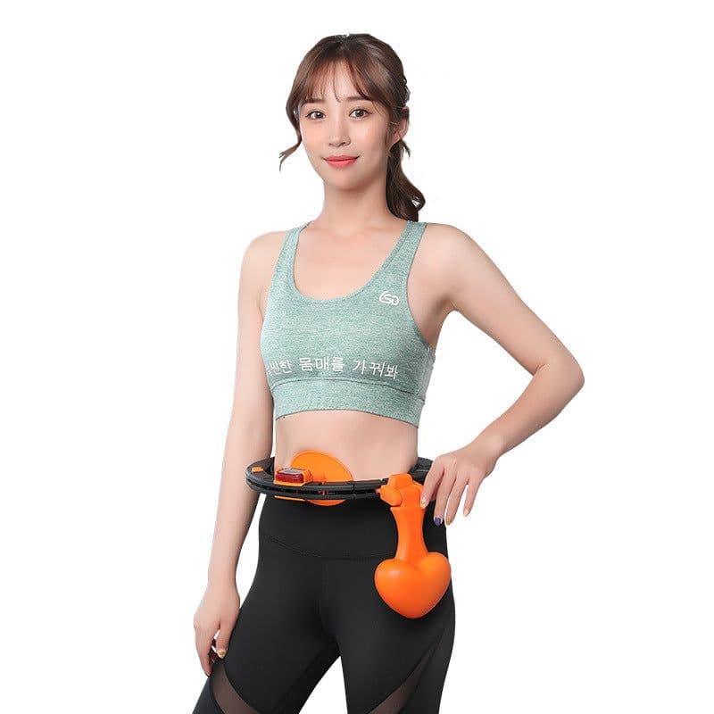 image-Smart Hoop Fitness Auto-counting Detachable Weight