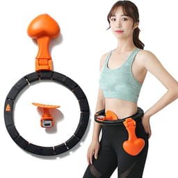 image-Smart Hoop Fitness Auto-counting Detachable Weight