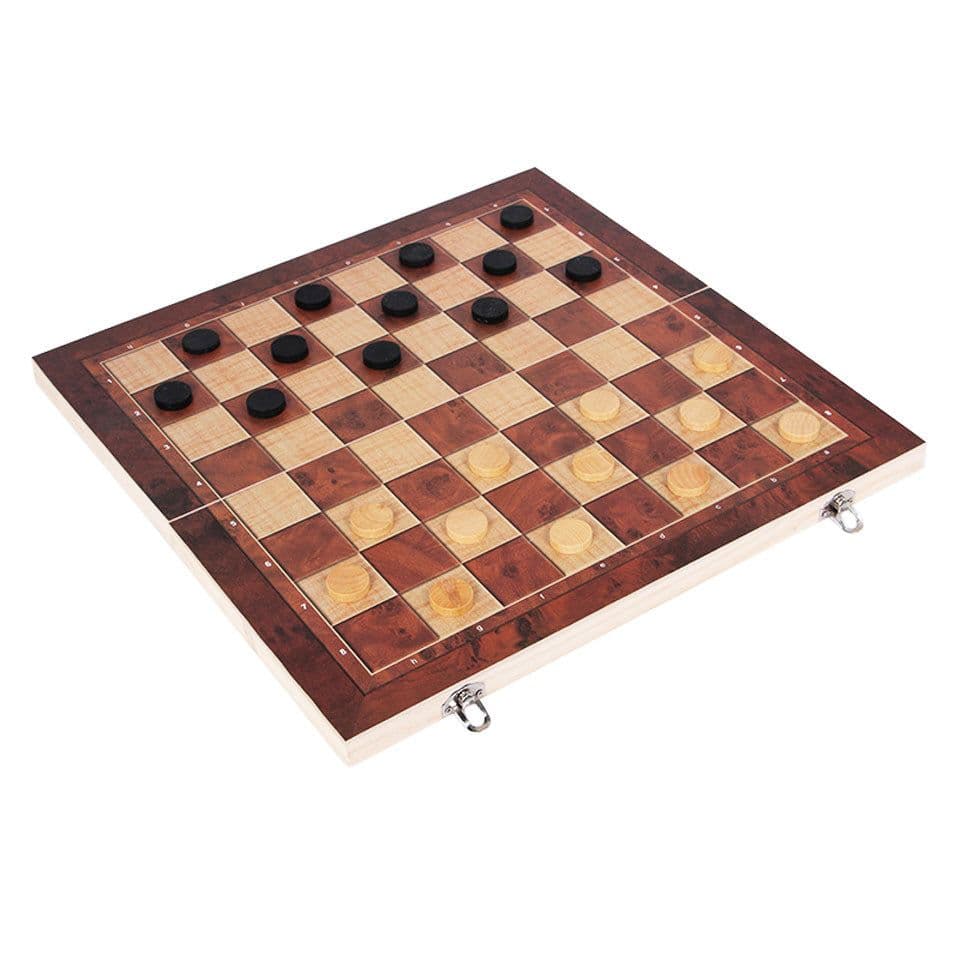 image-3 in 1 Backgammon Chess Set, New Design, Travel Chess Set, Board Material, Entertainment, Christmas Gift I64