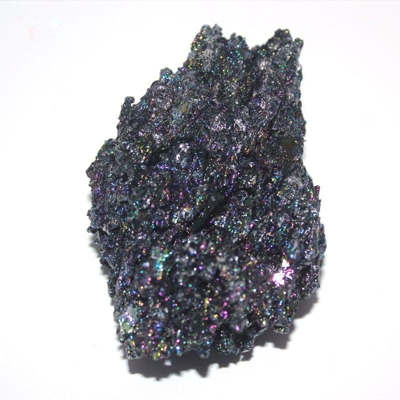 image-Natural colorful ore small silicon carbide mineral crystals