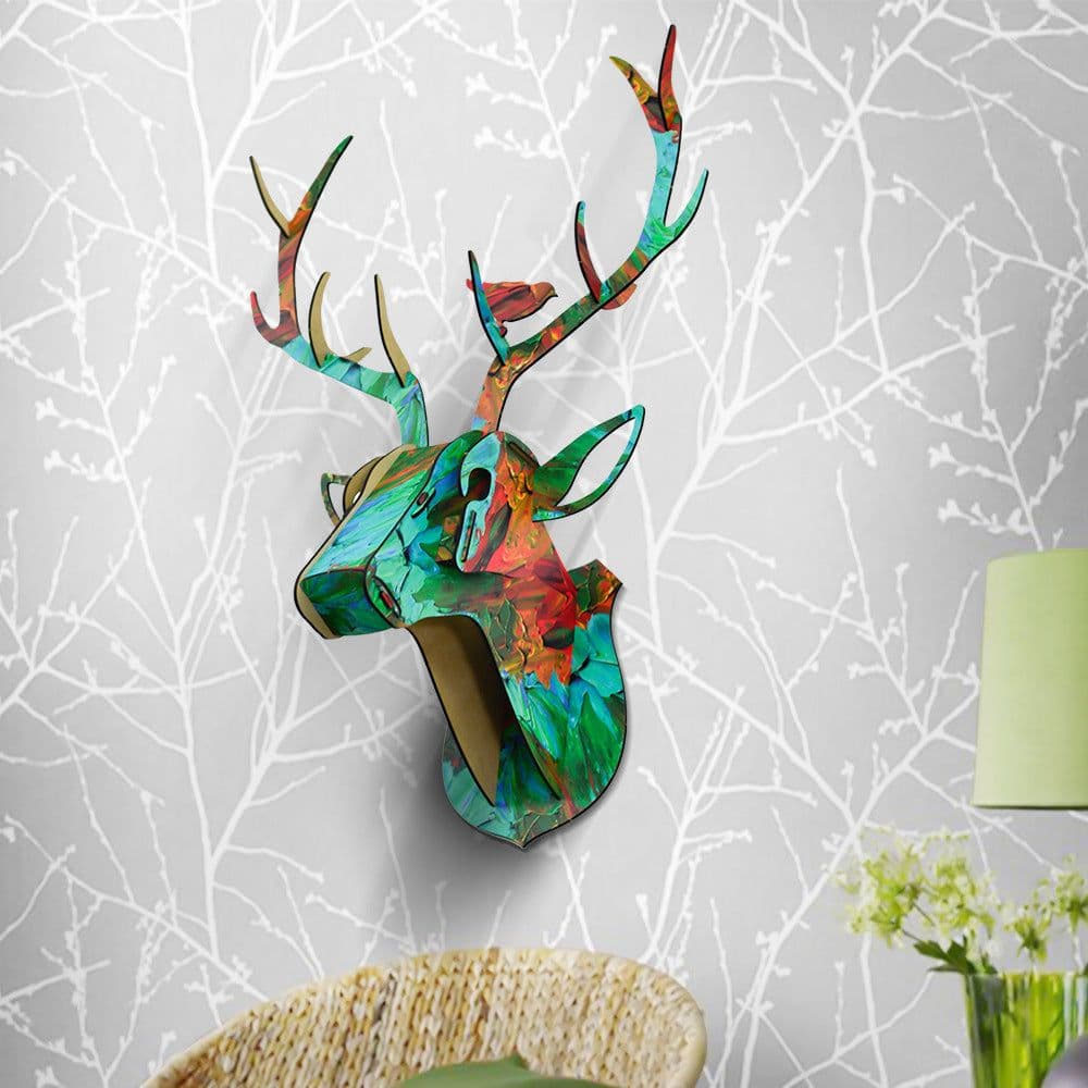 image-DIY assembled animal head