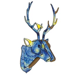 image-DIY assembled animal head