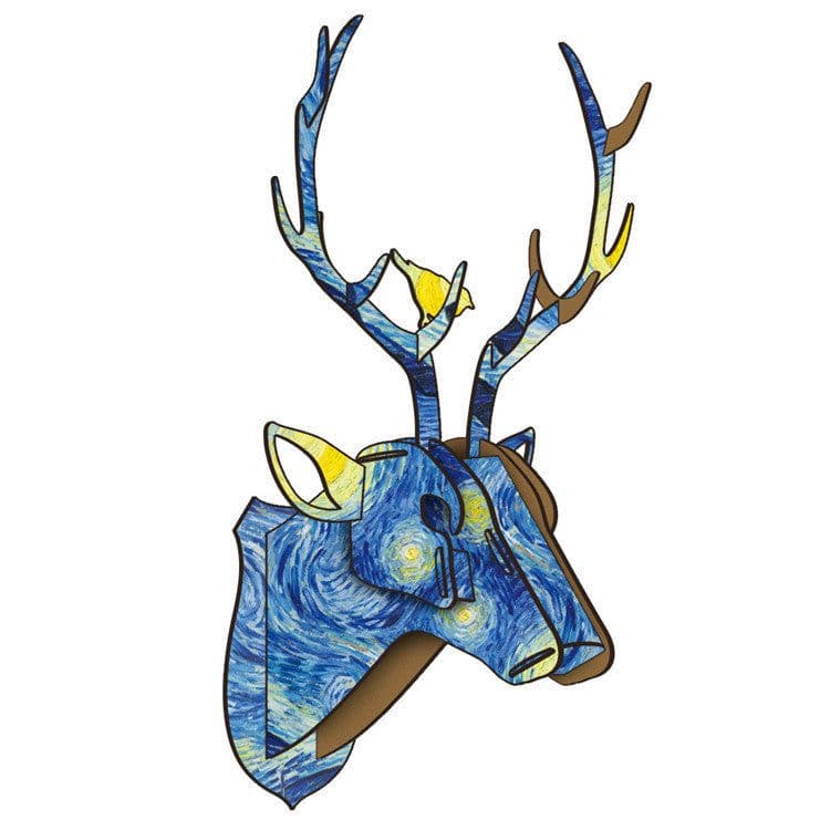 image-DIY assembled animal head