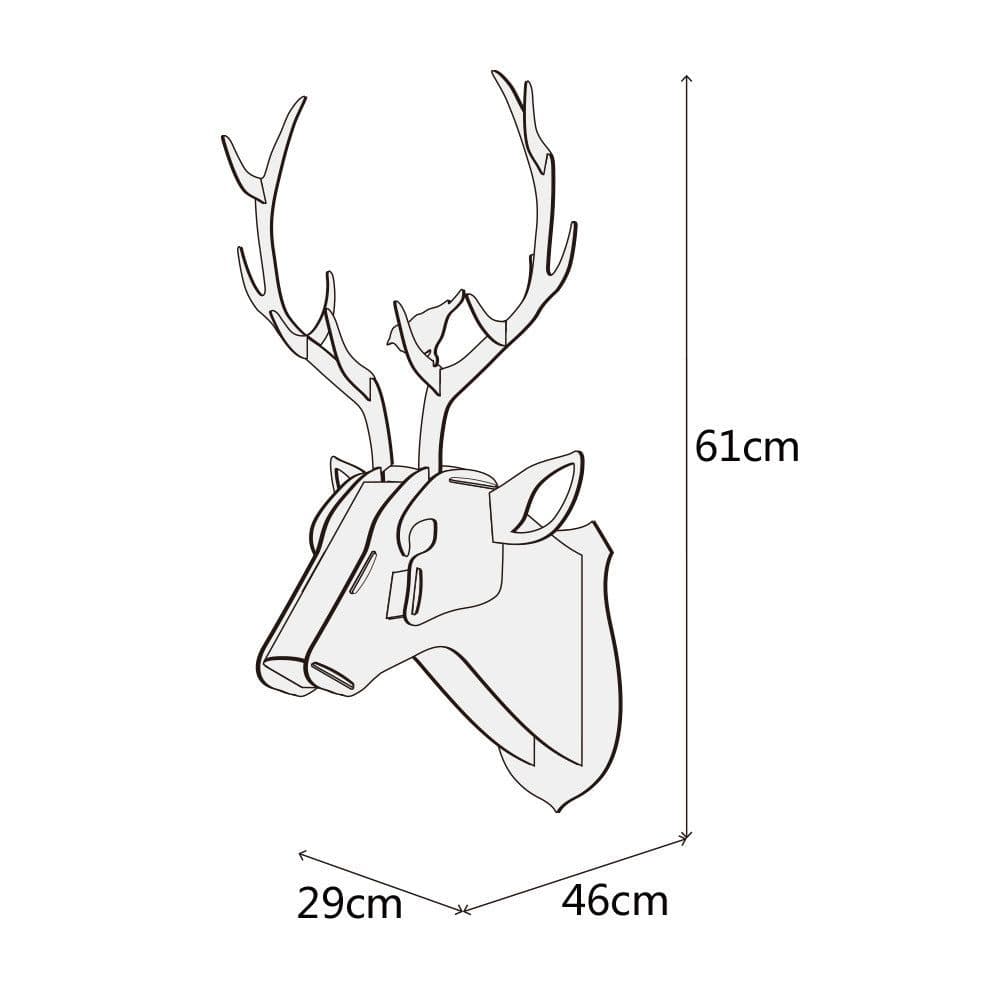 image-DIY assembled animal head