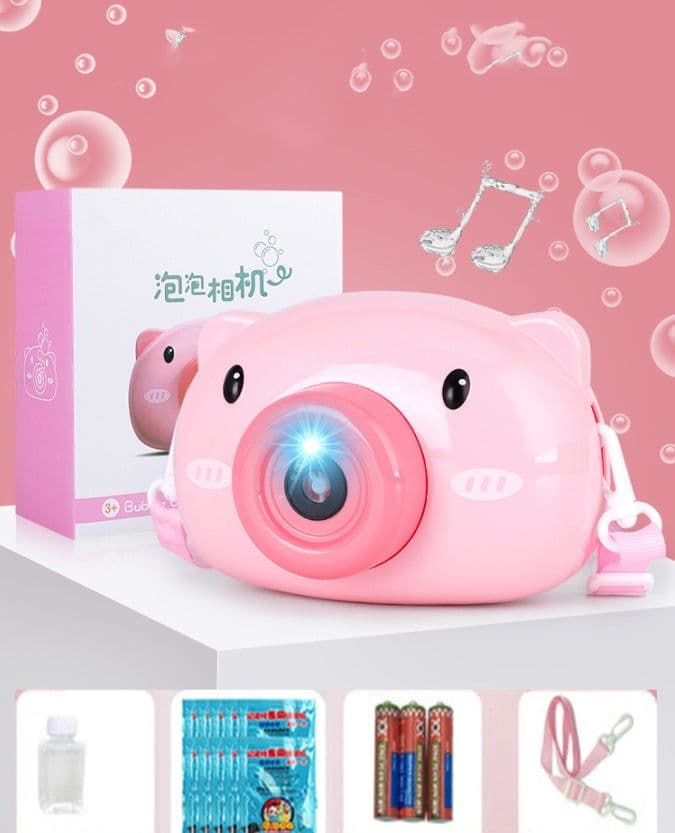 image-Piggy Bubble Machine