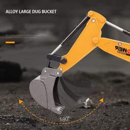 image-Alloy remote control excavator toy