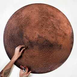 image-Moon/Earth Jigsaw Puzzle 1000 Pieces Large Round Full Space Adult Challenging and Fun