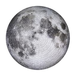 image-Moon/Earth Jigsaw Puzzle 1000 Pieces Large Round Full Space Adult Challenging and Fun