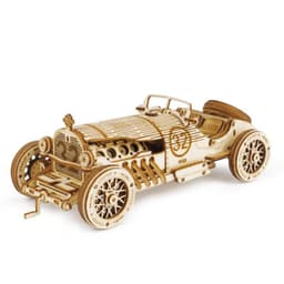 image-Diy Wooden Decompression Large And Difficult Assembled Toy Car
