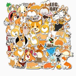 image-50 cute and adorable Corgi stickers