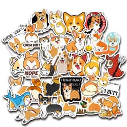 image-50 cute and adorable Corgi stickers
