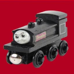 image-Wooden magnetic train