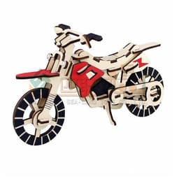image-Villa model house wooden floor stand toys