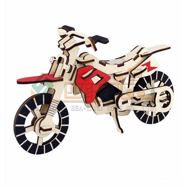 image-Villa model house wooden floor stand toys
