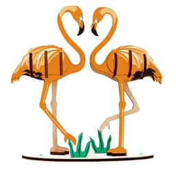 image-Villa model house wooden floor stand toys