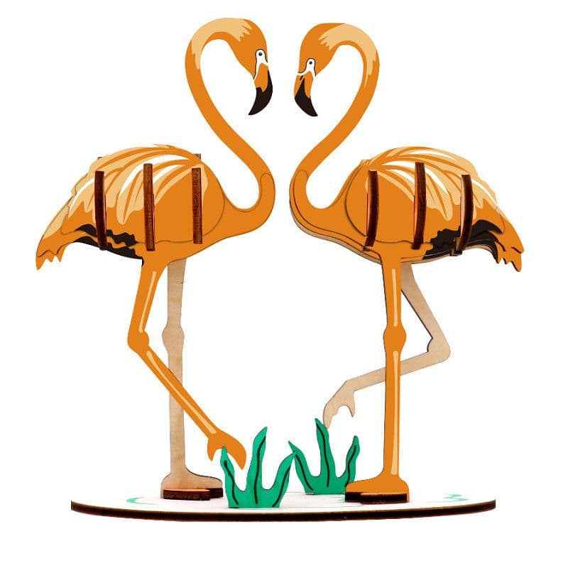 image-Villa model house wooden floor stand toys