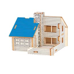 image-Villa model house wooden floor stand toys