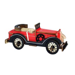 image-Villa model house wooden floor stand toys