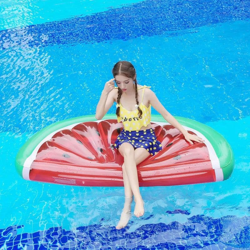 image-Half watermelon floating row