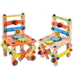 image-Children's Chair Building Block Toys