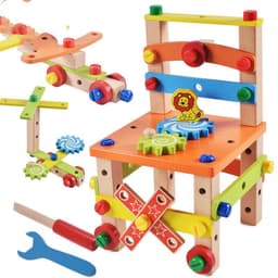 image-Children's Chair Building Block Toys