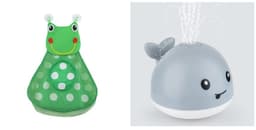 image-New Baby Bathroom Bath Electric Induction Whale Spray Small Toy