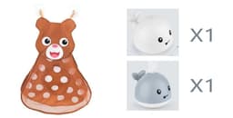 image-New Baby Bathroom Bath Electric Induction Whale Spray Small Toy