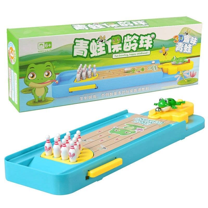 image-Children's mini frog bowling educational toy