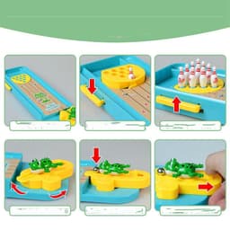 image-Children's mini frog bowling educational toy