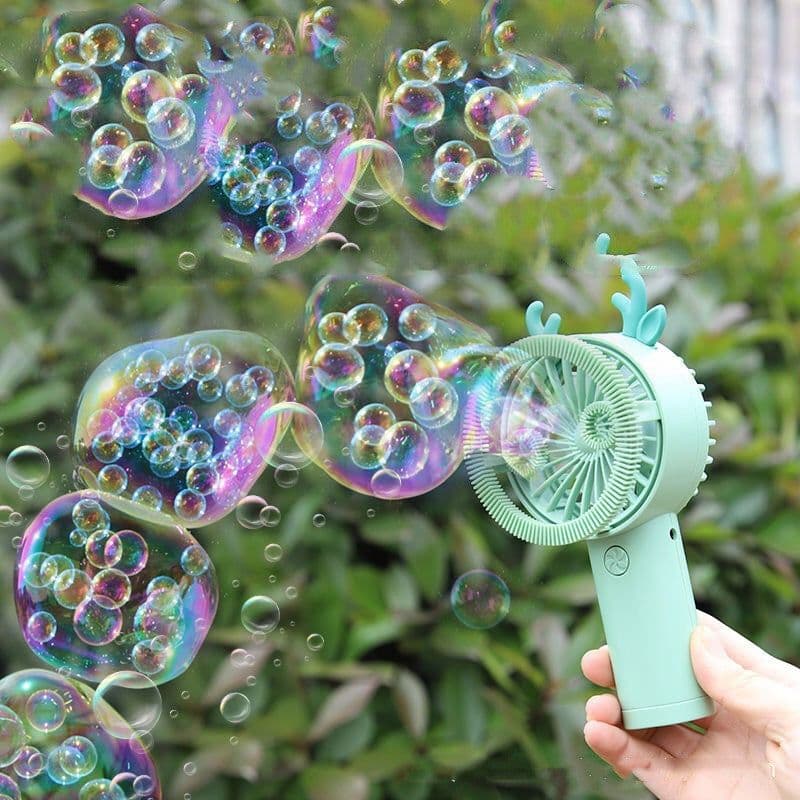 image-Fan bubble machine