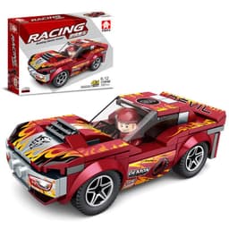 image-Assembled racing small particles educational toys