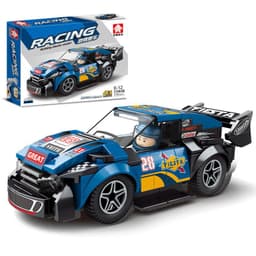 image-Assembled racing small particles educational toys