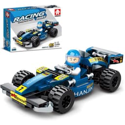 image-Assembled racing small particles educational toys