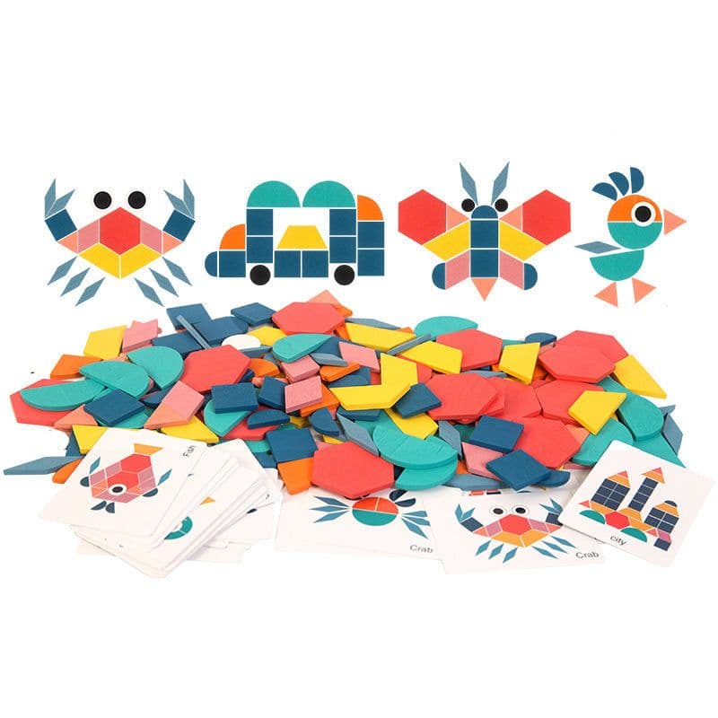 image-Fun wooden 180 piece jigsaw puzzle toy