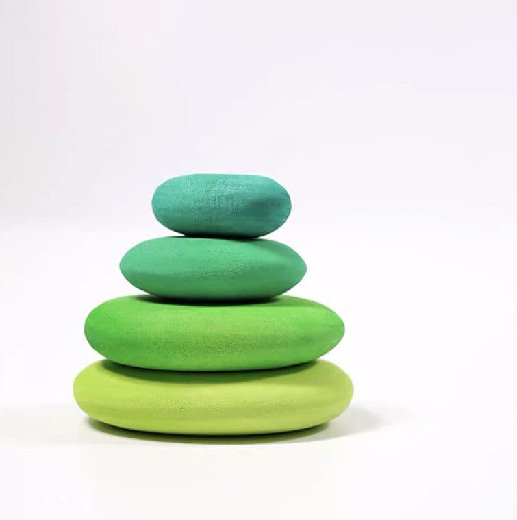 image-Rainbow building blocks toy