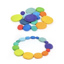 image-Rainbow building blocks toy