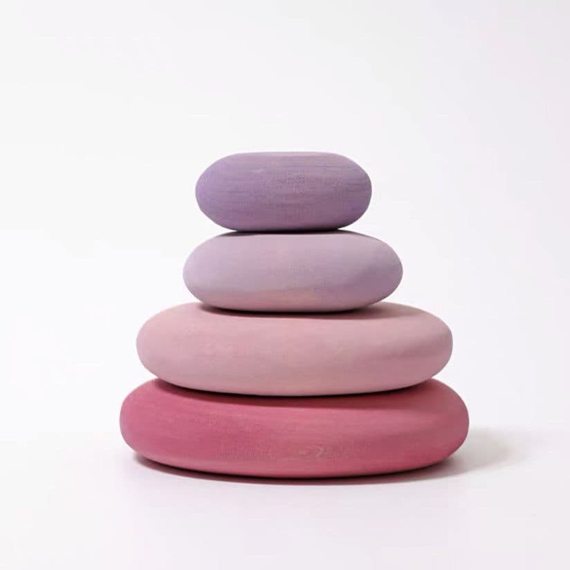 image-Rainbow building blocks toy
